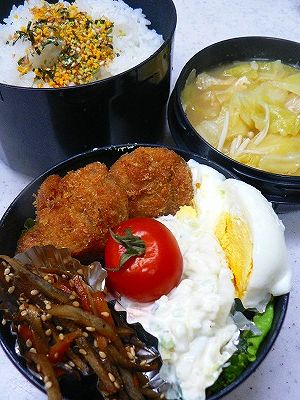 チキンボール弁当_f0191818_18575386.jpg