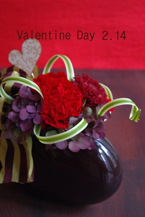 St. Valentine\'s Day　アレンジＮo2_f0189853_20305852.jpg