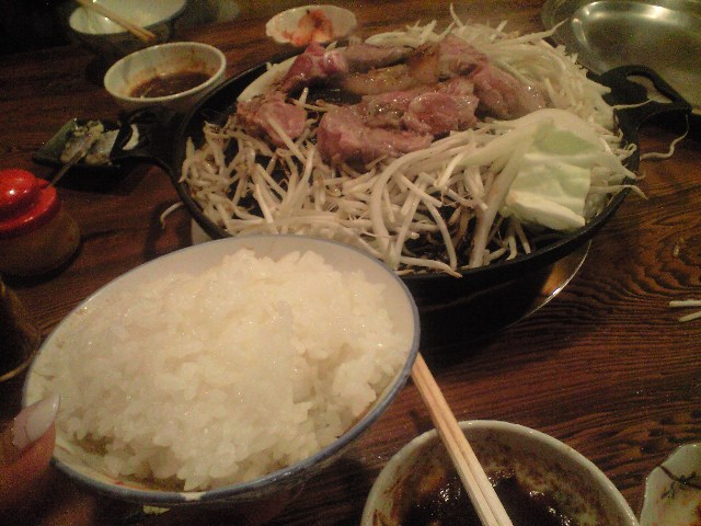 初★ジンギスカン!_c0151965_212171.jpg