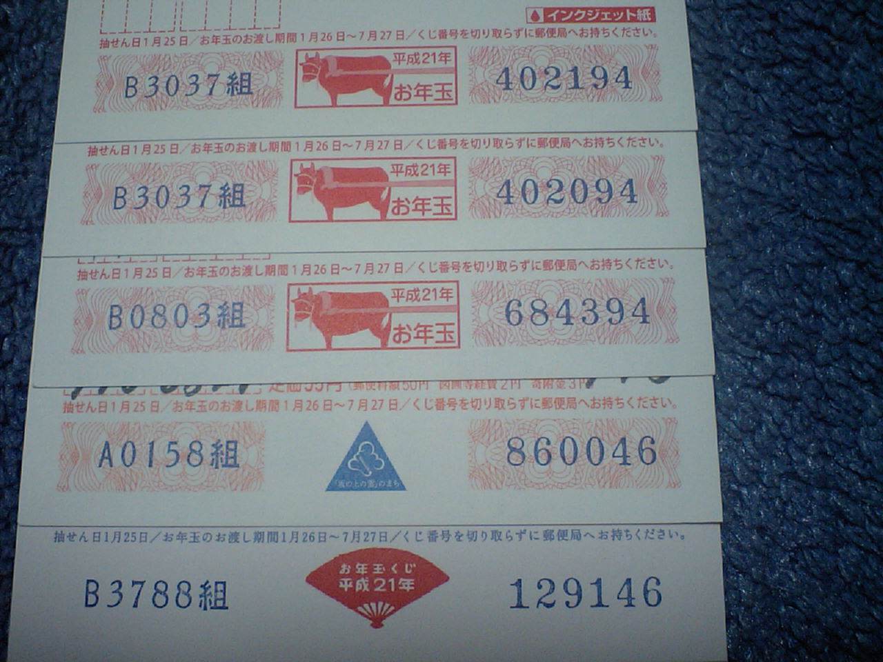 お年玉付き年賀状 南予でのんびり田舎暮らし お年玉付き年賀状 南予でのんびり田舎暮らし