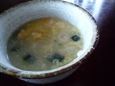 松茸のお吸い物で雑炊 我家の簡単お料理全集