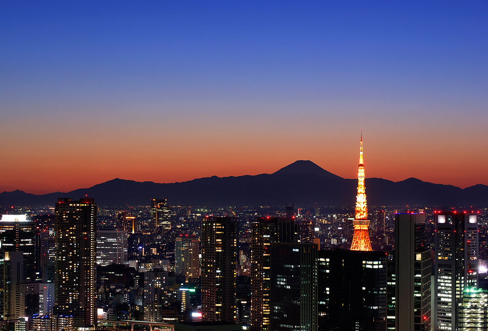 富士山と東京タワーを一緒に_e0110874_22582476.jpg