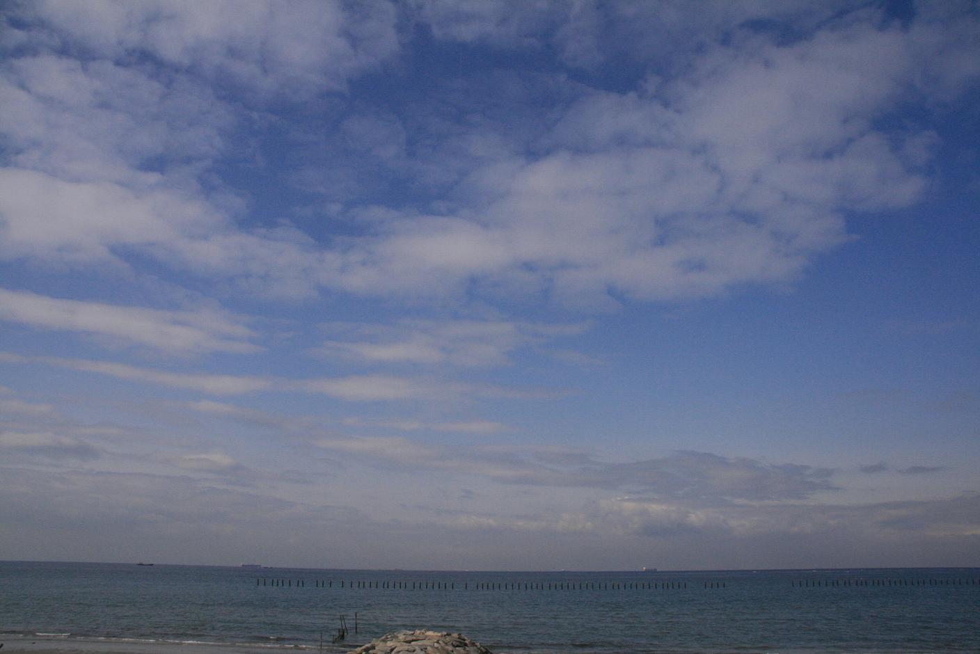 冬の海と空 Matatabi日記