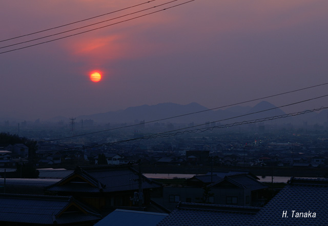 公園からの夕日_c0020181_2333248.jpg