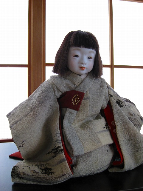 江戸三つ折れ市松人形工程 : 如月の月 江戸三つ折れ市松人形工程 : 如月の月