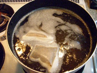今日の夕飯は出雲の生ソバ_e0166355_184034.jpg