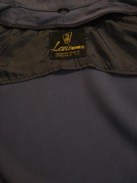 60\'s 【Lewis UNIFORM CO.】 Work Jacket_b0122883_19163424.jpg