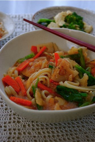 ケチャップ味の☆あんかけうどん_e0110659_1073562.jpg