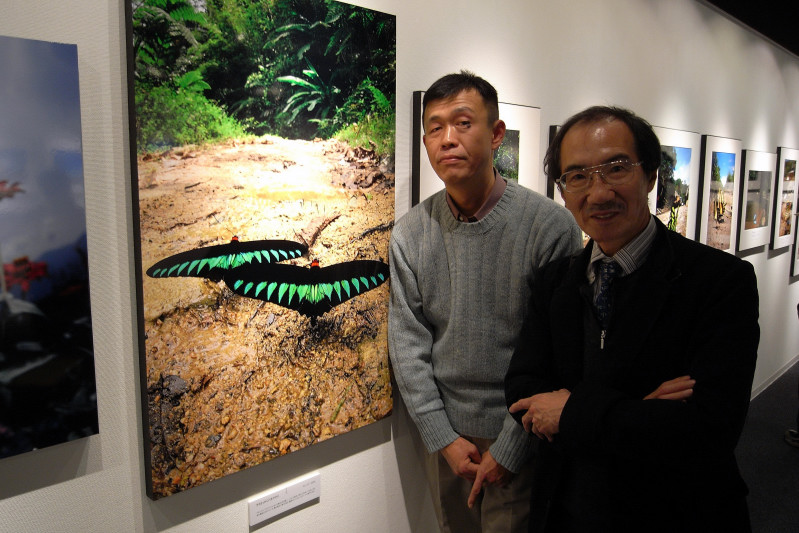 海野先生の「蝶の道」写真展へ_f0055257_19464032.jpg