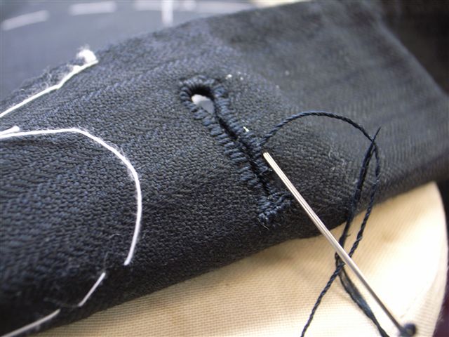 ボタンホールの作り方 オカンあかん