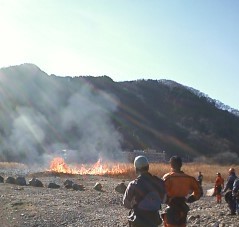 大島（相模川）　　　大島は燃えている_f0164003_23372695.jpg