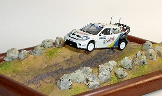 1/24 　ラリー　ジオラマ Building】TAMIYA 「1/24 MITSUBISHI LANCER EVOLUTION V WRC」＃8