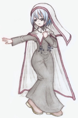 オリジの修道服晒してみる 水の光 オリジの修道服晒してみる 水の光