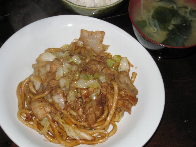 焼きうどん_f0165202_21304610.jpg