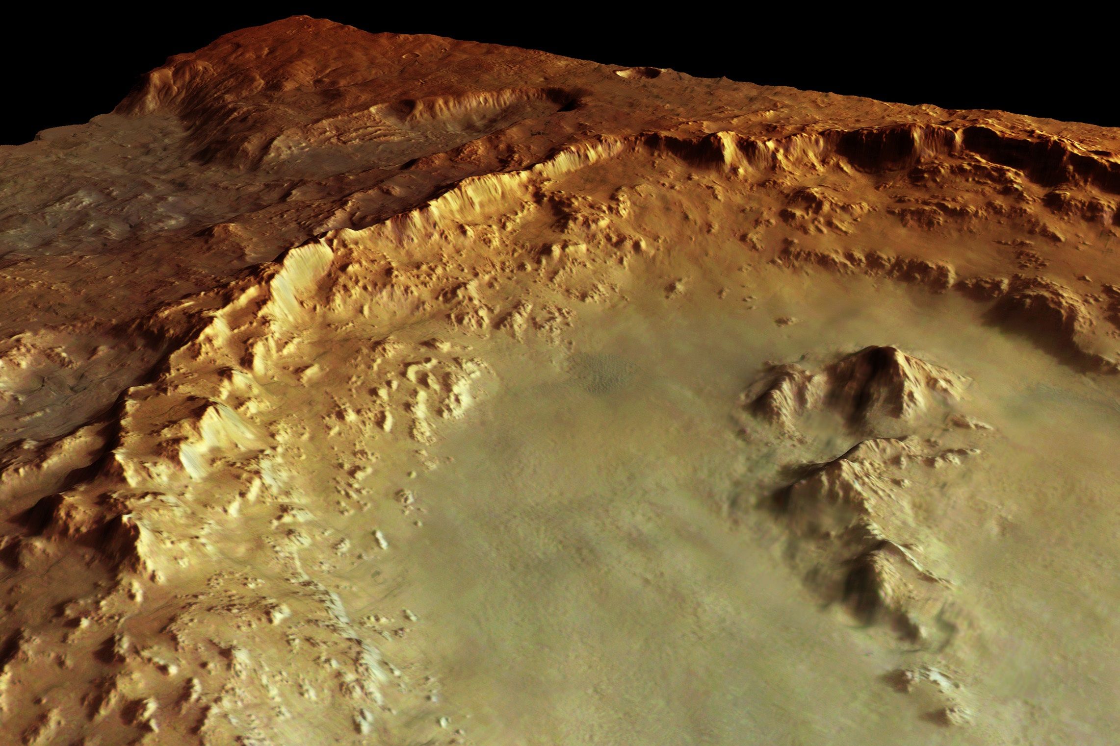 火星の「ヘールクレーターの謎」:無数の住居跡が存在か?_e0171614_14131873.jpg
