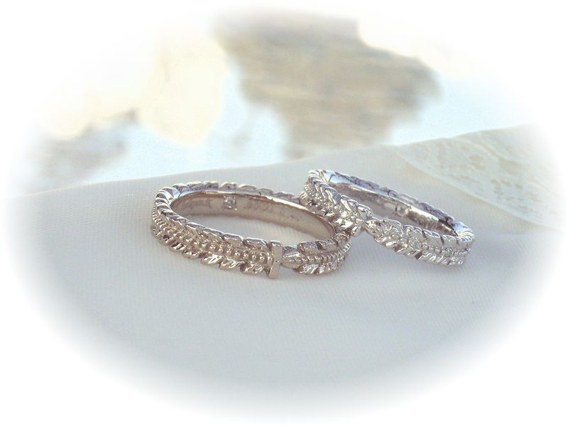 『LeafのWedding Ring - Pt900 & K18WG』_f0085225_23431791.jpg