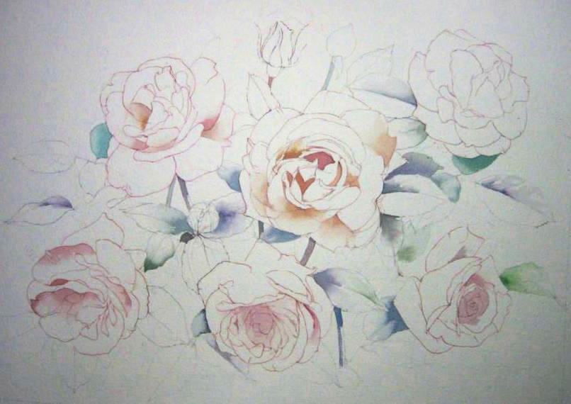 薔薇を描く （その１）_f0006171_1259979.jpg