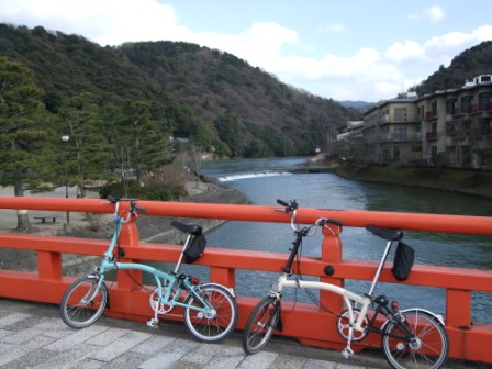 ブロンプトンデビュー　：　宇治ポタ_e0138081_18562515.jpg