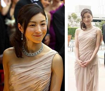 アカデミー賞 広末さんのドレス tea for two アカデミー賞 広末さんのドレス tea for two