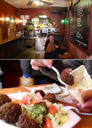NY No.1のファラフェル屋さん、Mamoun\'s Falafel_b0007805_01666.jpg