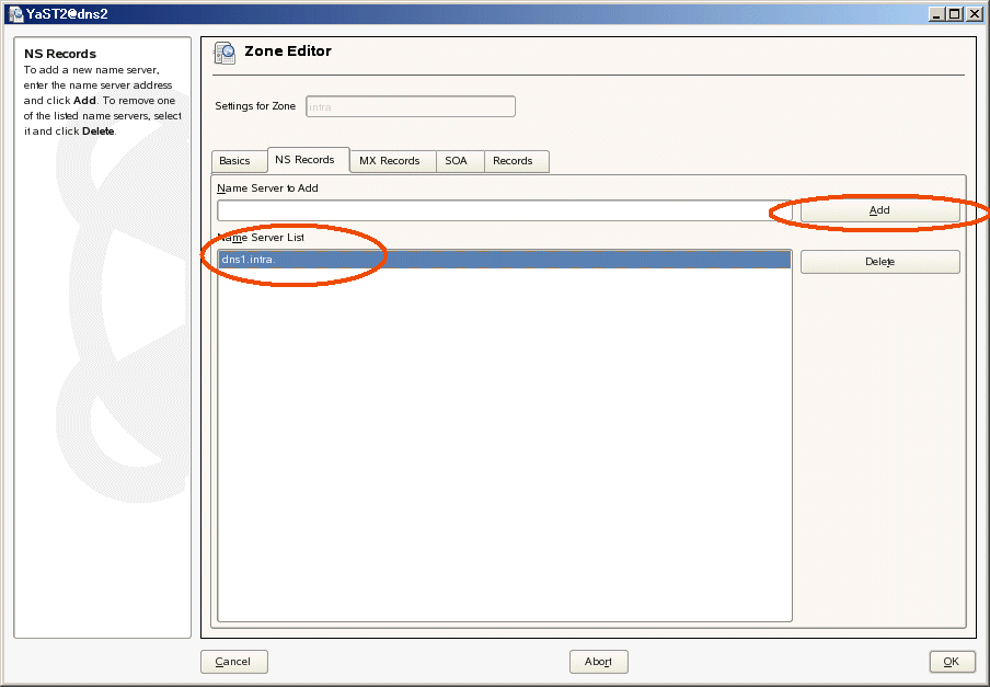 SUSE Linux 10 : YaST で イントラネットDNS サーバを設定_a0056607_21513298.gif