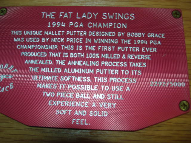 ニックプライス　ボビーグレイス　1994 PGA CHAMPION _c0117936_20442864.jpg