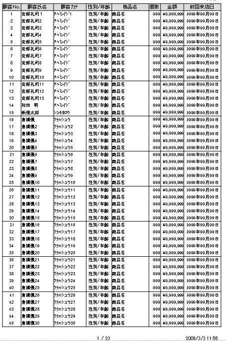 Net Activereports で指定された行毎にラインを表示 改ページする Old 3流プログラマのメモ書き