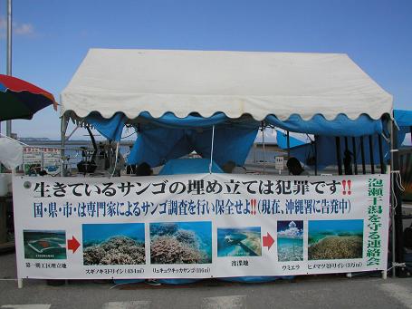 泡瀬干潟とサンゴの海の保護の夕べ_c0180460_21335529.jpg