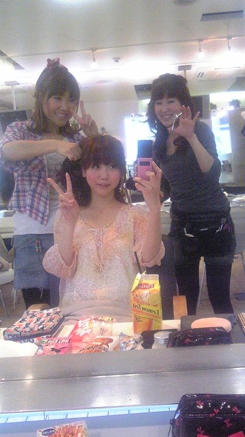 朝からヘア撮影。_f0195703_1225129.jpg