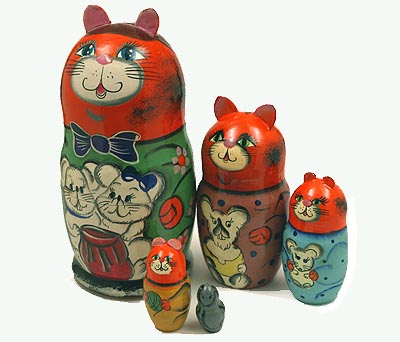 ☆猫とネズミ・マトリョーシカ☆_c0092953_1744739.jpg