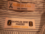 \"SAMMLER SHIRT MAKER NARROW +P\"ってこんなこと。_c0140560_12334711.jpg
