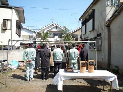 地鎮祭＠久我山の家_c0131878_1164392.jpg