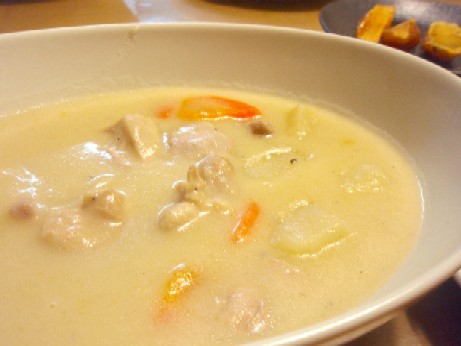 自家製味噌交換会と大豆の煮汁料理_f0043911_1219223.jpg