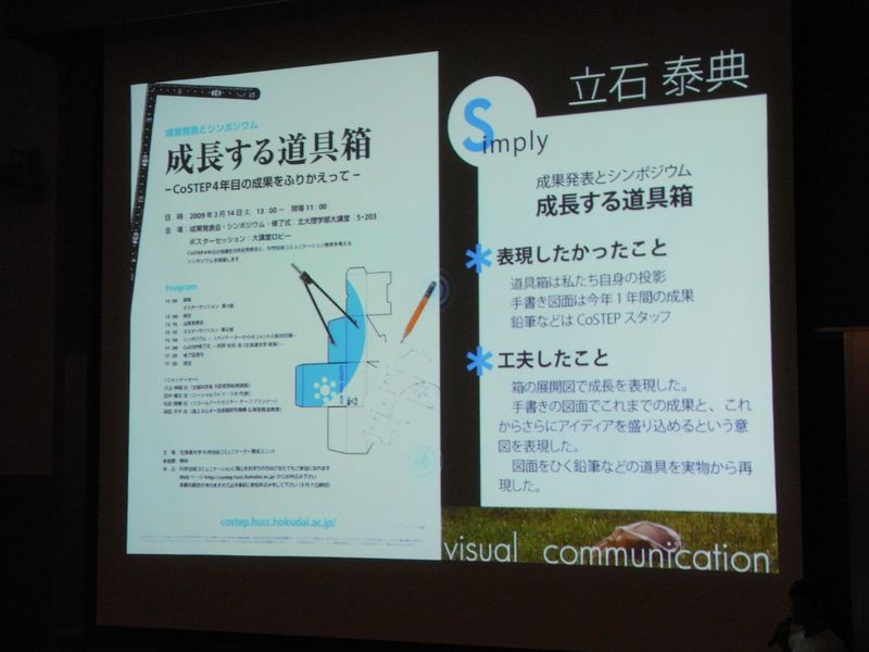 2008年度CoSTEP成果発表とシンポジウム&修了式_c0025115_15421253.jpg