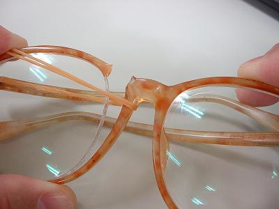 眼鏡のフレームが折れて 自分で修理しました パソコン教室くりっくのブログ 眼鏡のフレームが折れて 自分で修理しました パソコン教室くりっくのブログ