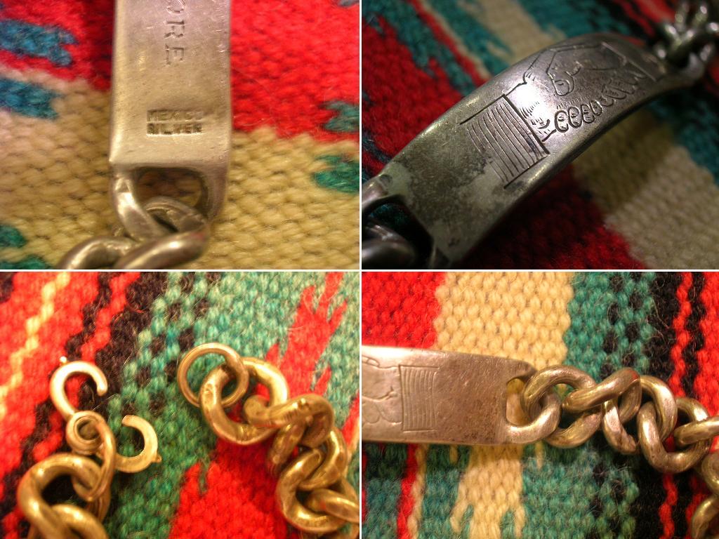 1940s  U.S.N 「handshake」 ID  Bracelet _c0177238_13322019.jpg