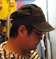 mecca オリジナル!Dapper\'s 別注 ブラックシャンブレーWORK CAP! _c0144020_21717.jpg