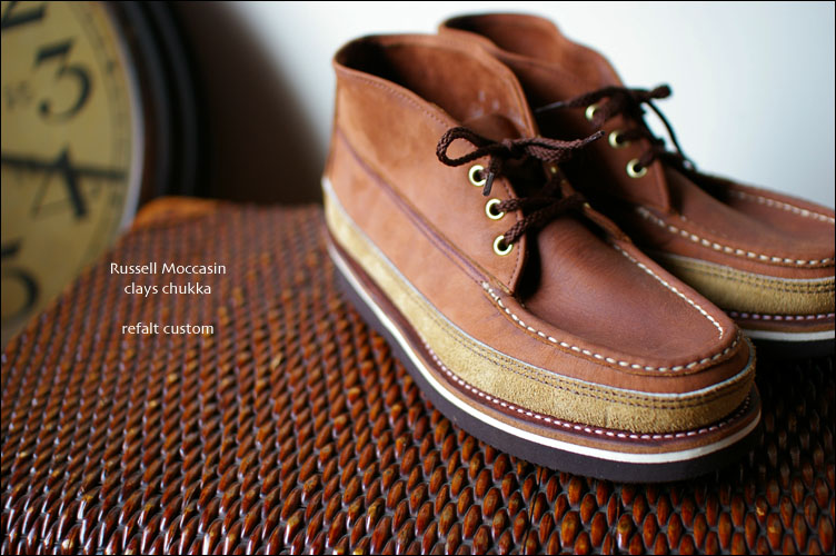 Russell Moccasin clays chukka refalt別注_f0051306_16521443.jpg