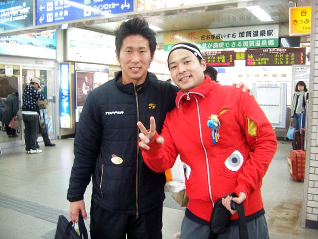 原田選手到着の巻き_b0087920_23452734.jpg