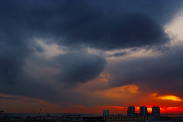 Tokyo bay Sun Set from Makuhari_f0050534_836557.jpg