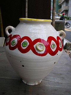 吉岡萬理さんの花入いろいろ_b0132444_1638461.jpg