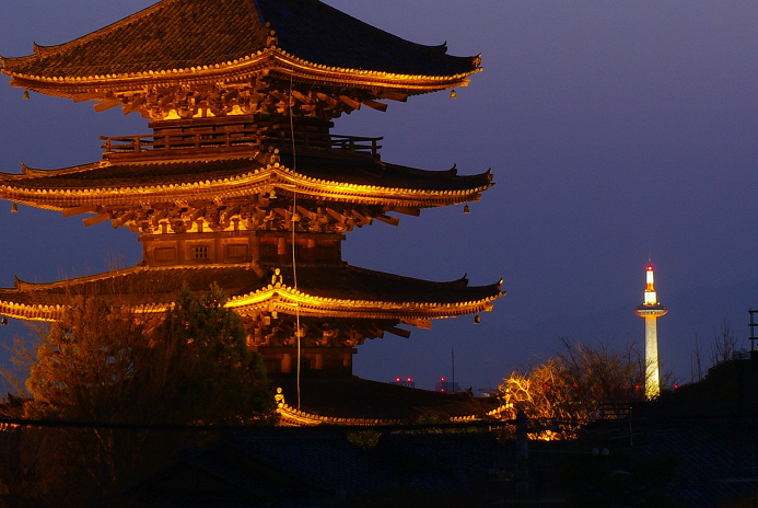 An evening landscape of Kyoto_e0128187_722545.jpg