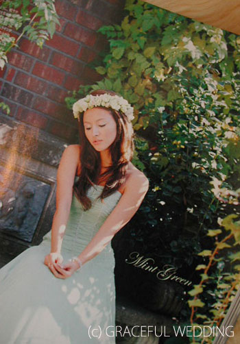 Wedding flowers バラの花冠とご両親へのローズバスケット_a0115684_1846459.jpg