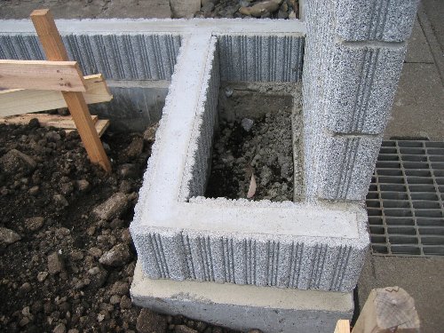 ブロック塀 基礎ステコン H邸新築工事 ブロック塀 基礎ステコン H邸新築工事