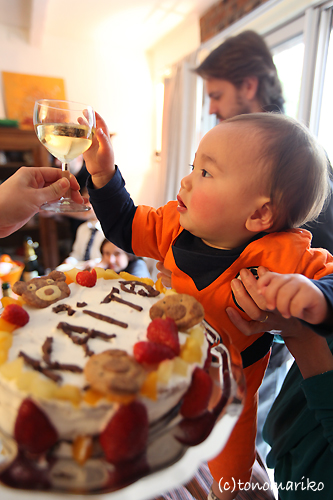 1才のお誕生日 弟天使くん_c0024345_1729513.jpg