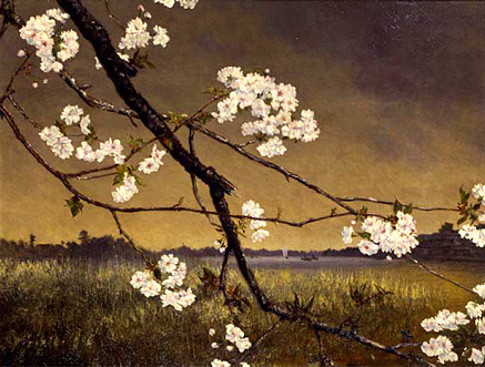 高橋由一、【墨堤桜花】、希少画集画より、状態良好、新品高級額装付 Yahoo!オークション - 高橋由一 【墨堤桜花】 希少画集画より