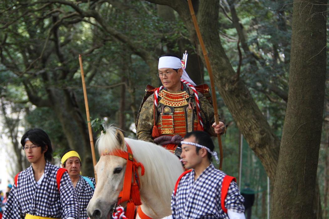 日枝神社　山王様の流鏑馬祭り　土浦市沢辺　＜３＞_e0143883_18385846.jpg