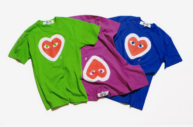 comme des garçons play violet