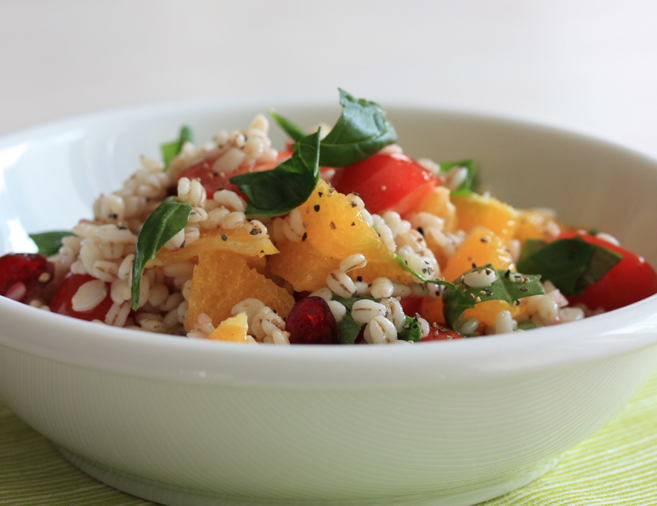 Barley Tomato and Orange salad  麦サラダ_e0067538_17341583.jpg