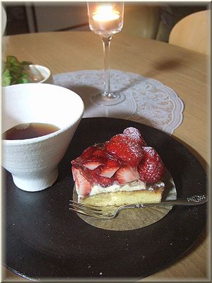 納豆パスタとチョコチップケーキ♪_b0147722_22105432.jpg